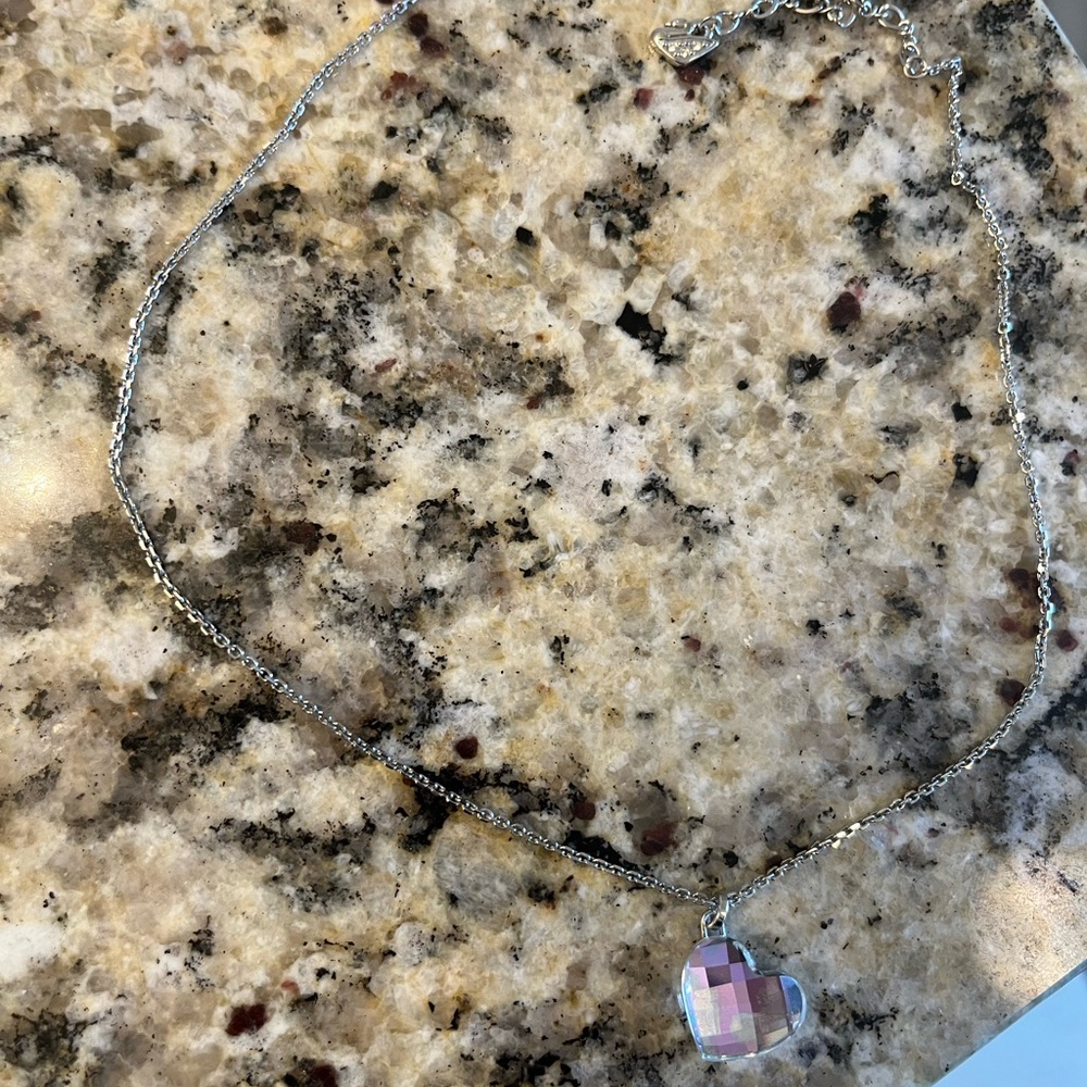 Swarovski crystal heart necklace